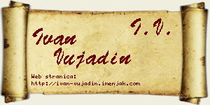 Ivan Vujadin vizit kartica